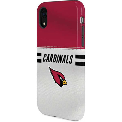 NFL Arizona Cardinals White Striped iPhone XR Pro Case