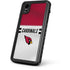 NFL Arizona Cardinals White Striped iPhone XR Waterproof Case