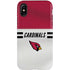 NFL Arizona Cardinals White Striped iPhone XS Pro Case