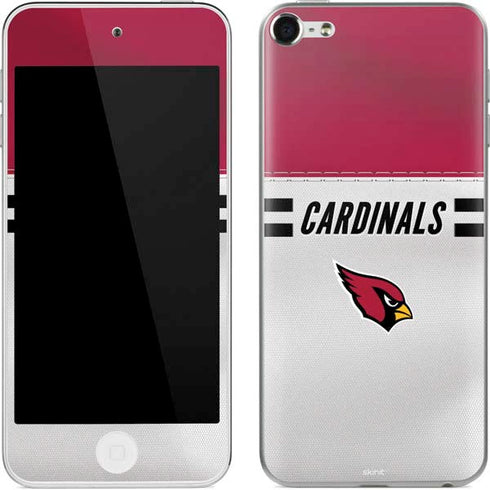 NFL Arizona Cardinals White Striped Apple iPod Skin