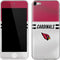NFL Arizona Cardinals White Striped Apple iPod Skin