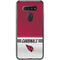 NFL Arizona Cardinals White Striped LG K51/Q51 Clear Case