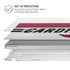 NFL Arizona Cardinals White Striped MacBook Air 15in (2023-2025) Case plus Skin