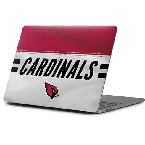 NFL Arizona Cardinals White Striped Apple MacBook Pro 13-inch Skin