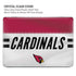NFL Arizona Cardinals White Striped MacBook Pro 13in (2020) Case plus Skin