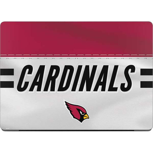 NFL Arizona Cardinals White Striped MacBook Pro 14in (2021-24) Skin