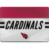 NFL Arizona Cardinals White Striped MacBook Pro 14in (2021-24) Skin