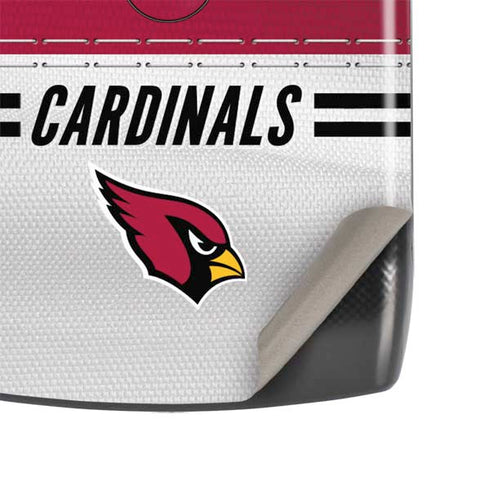 NFL Arizona Cardinals White Striped Motorola RAZR Skin