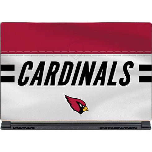 NFL Arizona Cardinals White Striped MSI GS65 Stealth Laptop Skin