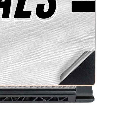 NFL Arizona Cardinals White Striped MSI GS65 Stealth Laptop Skin