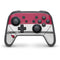 NFL Arizona Cardinals White Striped Nintendo Switch Pro Controller Skin