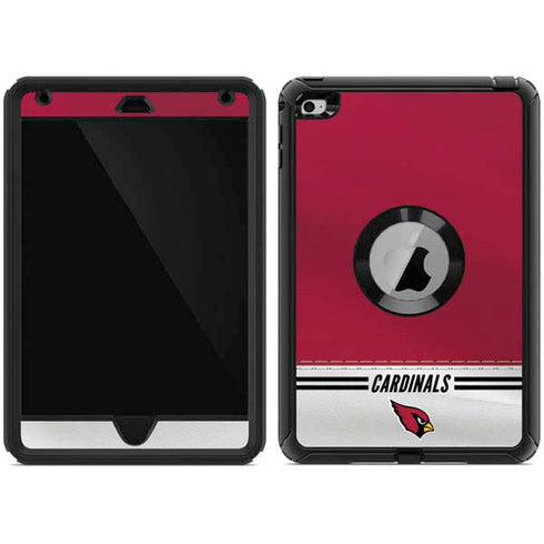 NFL Arizona Cardinals White Striped Otterbox Defender iPad Skin