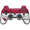 NFL Arizona Cardinals White Striped PS3 Dual Shock wireless controller Skin