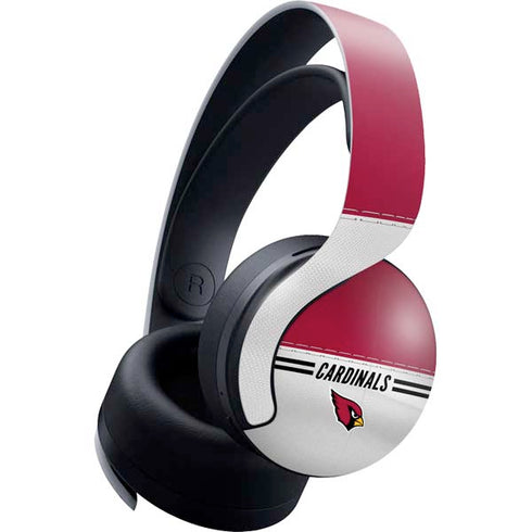 NFL Arizona Cardinals White Striped PULSE 3D Wireless Headset for PS5 Skin