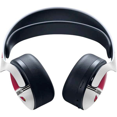 NFL Arizona Cardinals White Striped PULSE 3D Wireless Headset for PS5 Skin