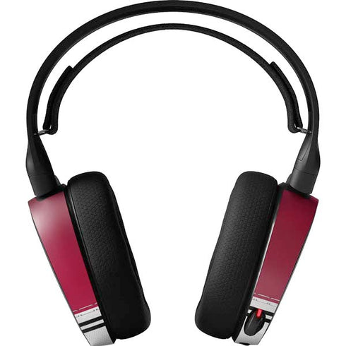 NFL Arizona Cardinals White Striped SteelSeries Arctis 5 Skin
