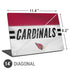 NFL Arizona Cardinals White Striped Universal Laptop 14in (11.4 x 8.2in) Skin