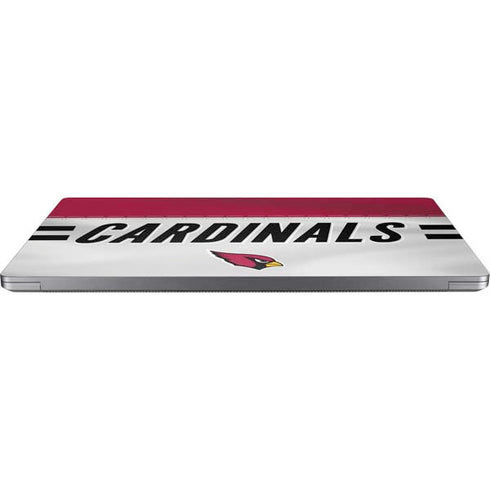 NFL Arizona Cardinals White Striped Universal Laptop 15in (12.2 x 8.8in) Skin