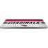 NFL Arizona Cardinals White Striped Universal Laptop 16.6in (13.4 x 9.7in) Skin