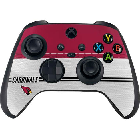 NFL Arizona Cardinals White Striped Xbox Series X Bundle Skin