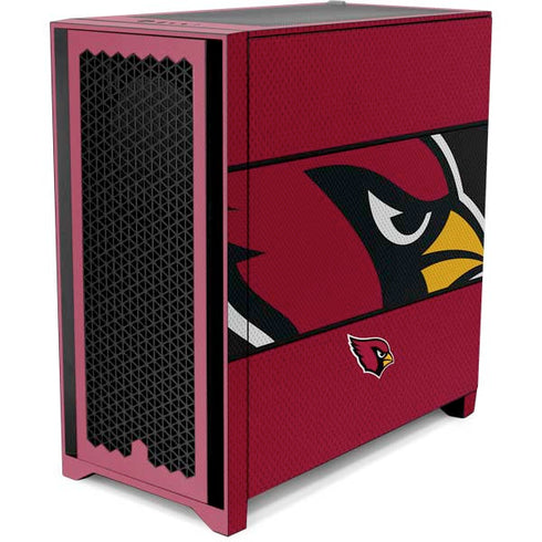 NFL Arizona Cardinals Zone Block Corsair 4000D Tempered Glass Mid-Tower ATX Case Skin
