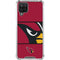 NFL Arizona Cardinals Zone Block Galaxy A12 Clear Case