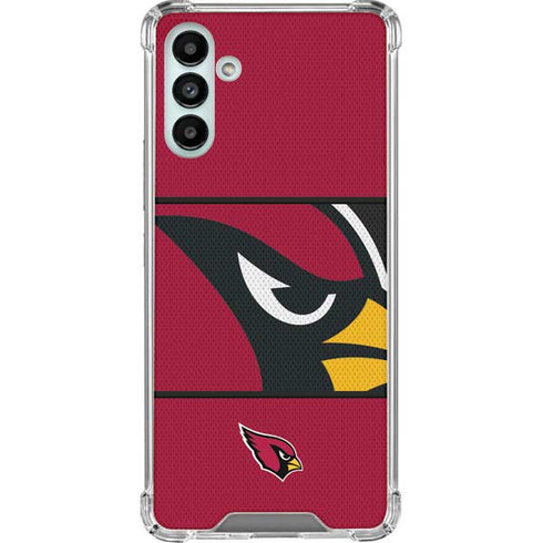 NFL Arizona Cardinals Zone Block Galaxy A13 5G Clear Case