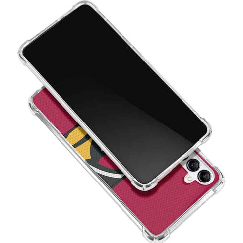 NFL Arizona Cardinals Zone Block Galaxy A15 5G Clear Case
