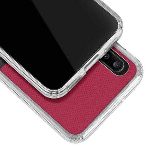 NFL Arizona Cardinals Zone Block Galaxy A20 Clear Case