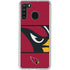 NFL Arizona Cardinals Zone Block Galaxy A21 Clear Case