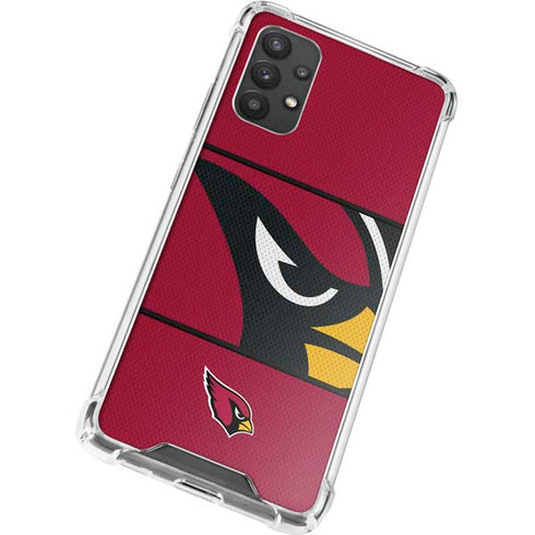 NFL Arizona Cardinals Zone Block Galaxy A32 5G Clear Case