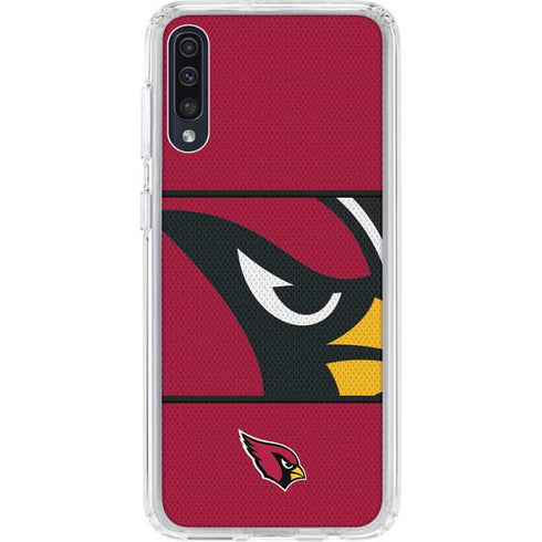 NFL Arizona Cardinals Zone Block Galaxy A50 Clear Case
