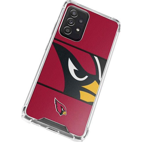 NFL Arizona Cardinals Zone Block Galaxy A52 5G Clear Case