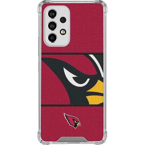 NFL Arizona Cardinals Zone Block Galaxy A53 5G Clear Case