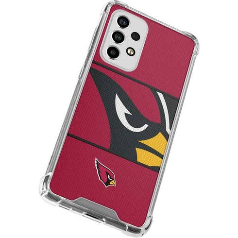 NFL Arizona Cardinals Zone Block Galaxy A53 5G Clear Case