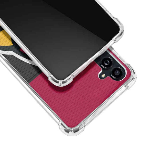 NFL Arizona Cardinals Zone Block Galaxy A54 5G Clear Case