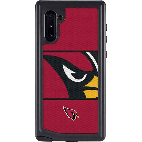 NFL Arizona Cardinals Zone Block Galaxy Note 10 Waterproof Case