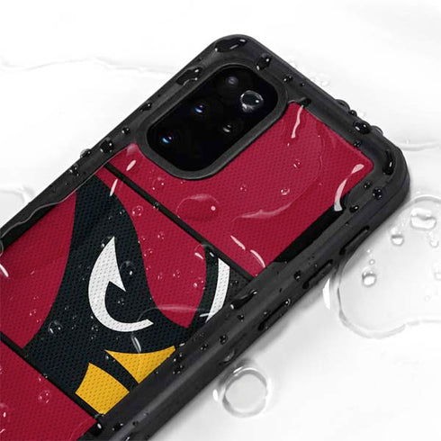 NFL Arizona Cardinals Zone Block Galaxy S20 Plus Waterproof Case