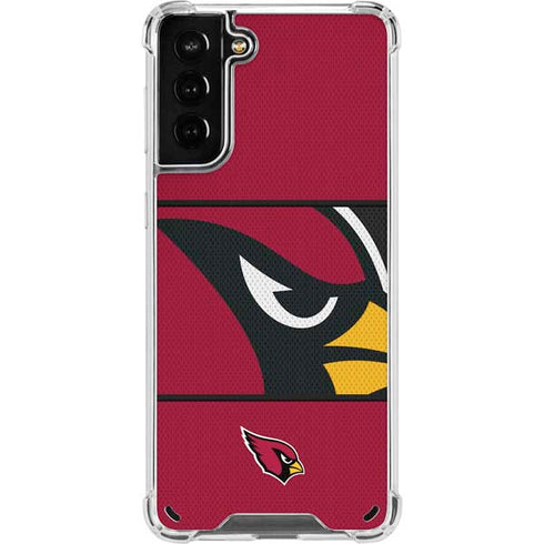 NFL Arizona Cardinals Zone Block Galaxy S21 Plus 5G Clear Case