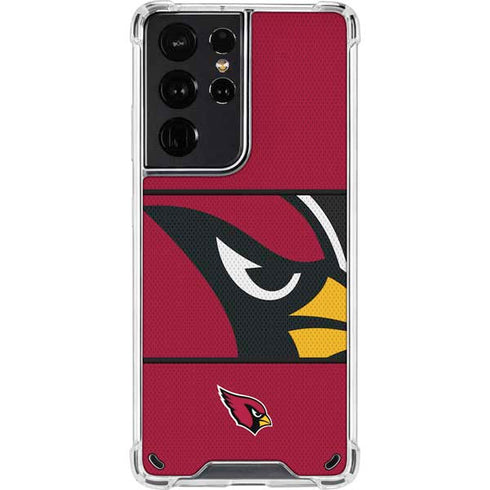 NFL Arizona Cardinals Zone Block Galaxy S21 Ultra 5G Clear Case