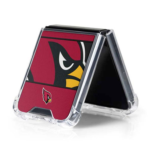NFL Arizona Cardinals Zone Block Galaxy Z Flip5 5G Clear Case
