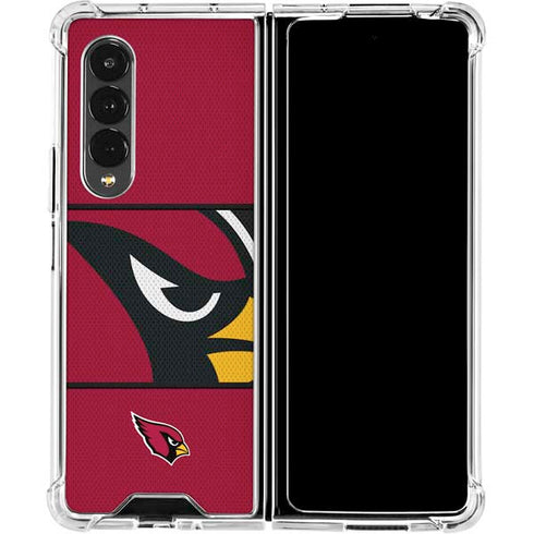 NFL Arizona Cardinals Zone Block Galaxy Z Fold4 5G Clear Case