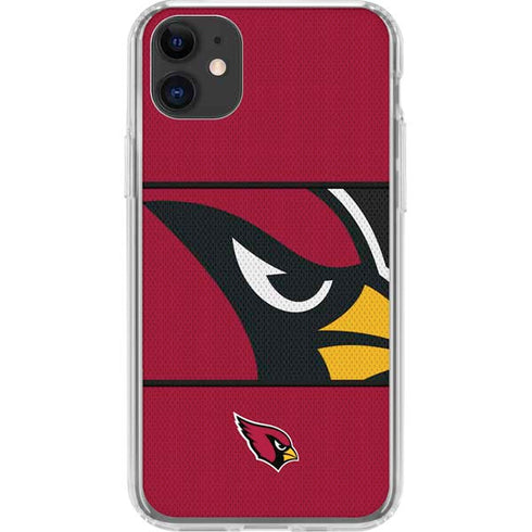 NFL Arizona Cardinals Zone Block iPhone 11 Clear Case