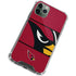 NFL Arizona Cardinals Zone Block iPhone 11 Pro Max Clear Case