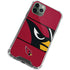 NFL Arizona Cardinals Zone Block iPhone 12 Pro Max Clear Case