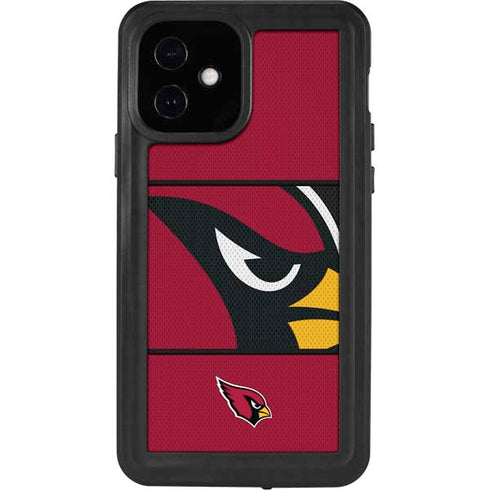NFL Arizona Cardinals Zone Block iPhone 12 Waterproof Case