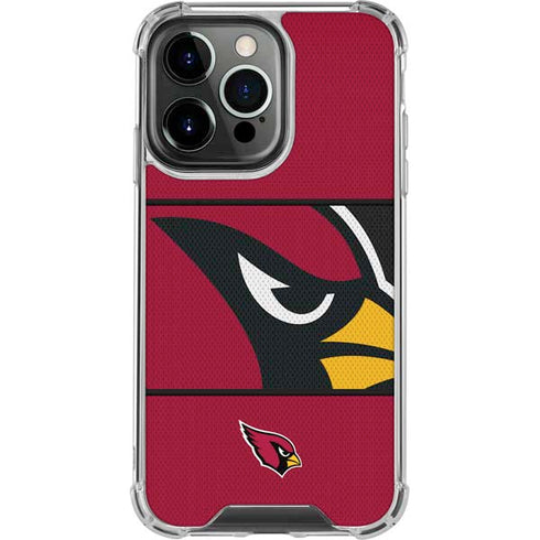 NFL Arizona Cardinals Zone Block iPhone 13 Pro Clear Case