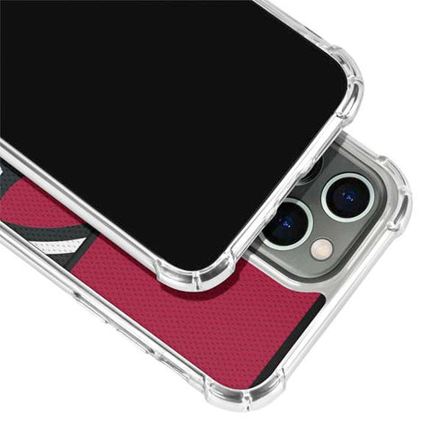NFL Arizona Cardinals Zone Block iPhone 13 Pro Clear Case