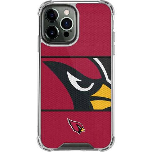 NFL Arizona Cardinals Zone Block iPhone 13 Pro Max Clear Case