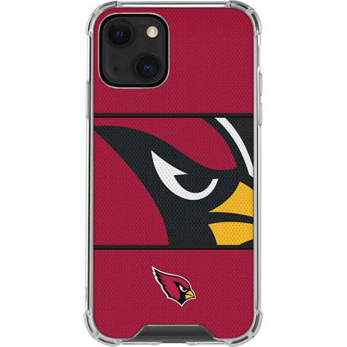 NFL Arizona Cardinals Zone Block iPhone 14 Plus Clear Case
